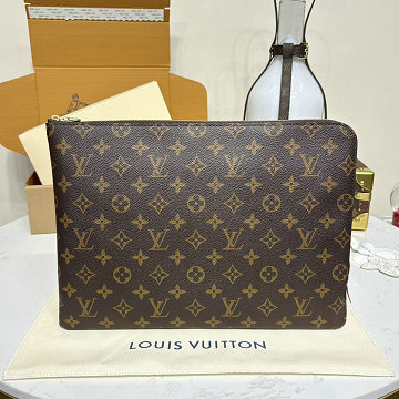 ルイヴィトン LOUISVUITTON 057-M44499  2025年新作 ETUI VOYAGE クラッチバッグ 手持ちかばん メンズ モノグラムキャンパス