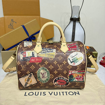 ルイヴィトン LOUISVUITTON  057-M47087 2025年新作 スピーディ バンドリエール 30 ソフト トートバッグ ショルダーバッグ モノグラム キャンバス