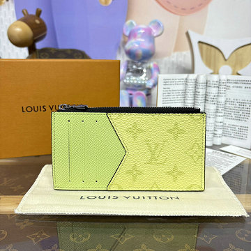ルイヴィトン LOUISVUITTON 057-M14109 2025年新作 コインカード ホルダー 小銭入れ カードケース コインケース タイガ カウハイドレザー