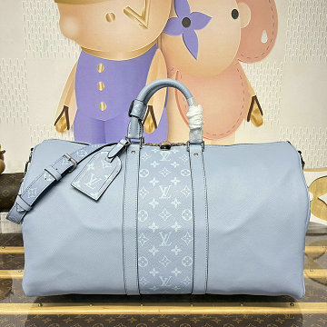 ルイヴィトン LOUISVUITTON 057-M14122 2025年新作 キーポル バンドリエール 50 ダッフル トートバッグ ショルダーバッグ タイガ カウハイドレザー