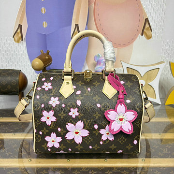 ルイヴィトン LOUISVUITTON 057-M14174 2025年新作 LV TM スピーディ バンドリエール 25 トートバッグ ショルダーバッグ サクラブラウン