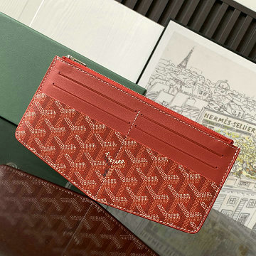 商品細詳を見る:ゴヤール GOYARD  BX-GY8503RD 2025年新作 インサートルイーズ ファスナー付き コンパクト 小銭入れ コインケース カード入れ