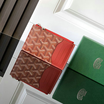 ゴヤール GOYARD BX-GY3021RD 2025年新作 ブルボン ジップ付きカードホルダー カードケース 小銭入れ
