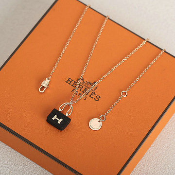 エルメス HERMES CZZ-XLHE25005 2025年最新入荷 H ネックレス アクセサリー ジュエリー