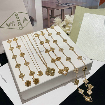 商品名称：ヴァン クリーフ アーペル Van Cleef Arpels CZZ-XLVA25002 2025年最新入荷 ヴィンテージ アルハンブラ ロングネックレス 10モチーフ アクセサリー