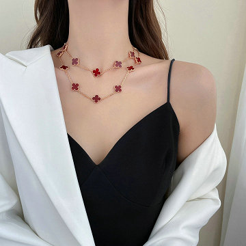 商品名称：ヴァン クリーフ アーペル Van Cleef Arpels CZZ-XLVA25004 2025年最新入荷 マジック アルハンブラ ロングネックレス 20モチーフ ジュエリー