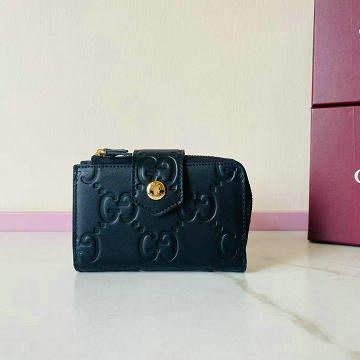グッチ GUCCI 2025年新作 二つ折り短財布 カード入れ 小銭入れ コインケース