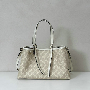 商品細詳を見る:グッチ GUCCI 057-GG815214BBS 2025年新作 GGエンブレム ミディアム トートバッグ ハンドバッグ ショルダーバッグ キャンパス レディース