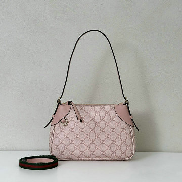 商品細詳を見る:グッチ GUCCI 057-GG815218BFH  2025年新作 GGエンブレム スモール ホーボーバッグ ショルダーバッグ キャンパス レディース