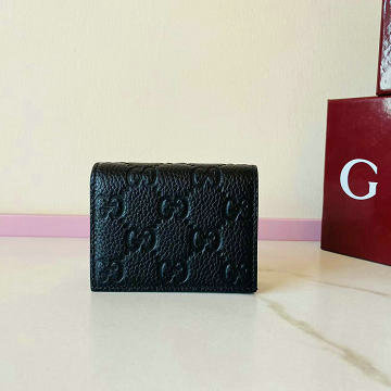 商品名称：グッチ GUCCI 057-GG815901PBK 2025年新作 GGエンブレム ミニ ウォレット コイン＆紙幣入れ付き カードケース 名刺入れ