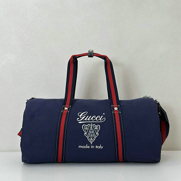 商品名称：グッチ GUCCI 057-GG816866BLS  2025年新作 プリント キャンバス ラージ ダッフルバッグ ハンドバッグ ショルダーバッグ レディース
