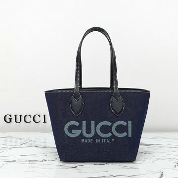 商品名称：グッチ GUCCI 057-GG820496BSL 2025年新作 トーティッシマ スモール リバーシブル トートバッグ ハンドバッグ デニム レディース