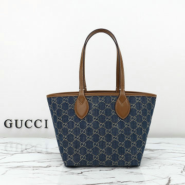 商品名称：グッチ GUCCI 057-GG820496NSL 2025年新作 トーティッシマ スモール トートバッグ ハンドバッグ デニム レディース