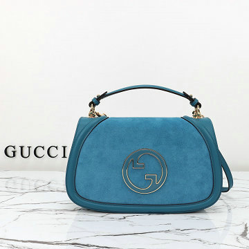 グッチ GUCCI 057-GG815719RLS 2025年新作 ブロンディ トップハンドルバッグ ショルダーバッグ スエード レディース