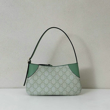 商品名称：グッチ GUCCI 057-GG820696BGL  2025年新作 GGエンブレム スモール ホーボーバッグ ショルダーバッグ キャンパス レディース