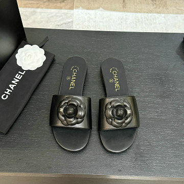 商品細詳を見る:シャネル CHANEL 2025年新作 カメリア スライド フラットミュール スリッパ レディース