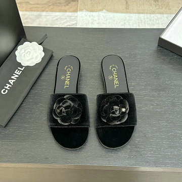 商品名称：シャネル CHANEL 2025年新作 カメリア スライド フラットミュール スリッパ レディース