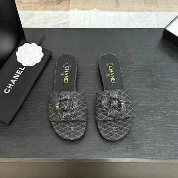 商品細詳を見る:シャネル CHANEL 2025年新作 カメリア スライド フラットミュール スリッパ レディース