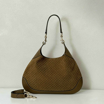 グッチ GUCCI 057-GG834981RKF 2025年新作 グッチ B ミディアム ホーボーバッグ ハンドバッグ ショルダーバッグ レディース