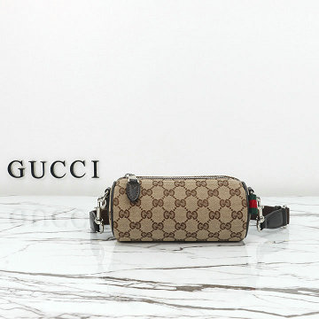 グッチ GUCCI 057-GG834269BXS 2025年新作 GGキャンバス ミニ シリンダーバッグ ジップ クロージャー レディース