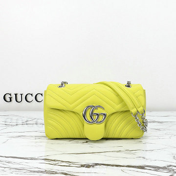 商品名称：グッチ GUCCI 057-GG837267PNY2025年新作 GGマーモント ミディアム ショルダーバッグ フラップバッグ レディース