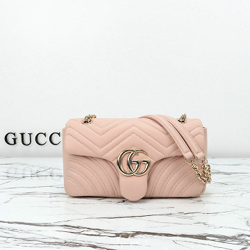 グッチ GUCCI 057-GG837267PQF 2025年新作 GGマーモント ミディアム ショルダーバッグ フラップバッグ レディース