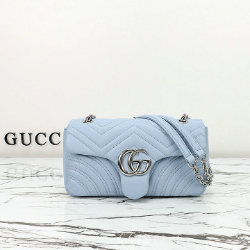 商品名称：グッチ GUCCI 057-GG837267PQL 2025年新作 GGマーモント ミディアム ショルダーバッグ フラップバッグ レディース