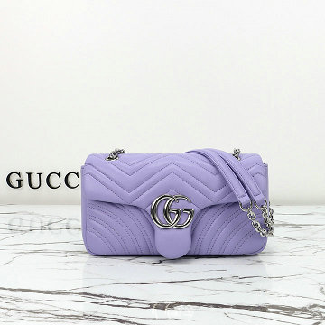 グッチ GUCCI 057-GG837267PZS 2025年新作 GGマーモント ミディアム ショルダーバッグ フラップバッグ レディース