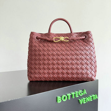 ボッテガヴェネタ BOTTEGAVENETA 2025年新作 ミディアム アンディアーモ トップハンドルバッグ トートバッグ ハンドバッグ