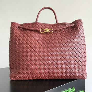 ボッテガヴェネタ BOTTEGAVENETA 99-BOV743575RD  2025年新作 ラージ アンディアーモ トップハンドルバッグ トートバッグ ハンドバッグ