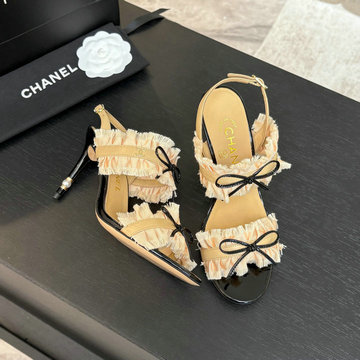 商品名称：シャネル CHANEL 2025年新作 ミディヒール サンダル ピンヒール スリングバックシューズ レディース