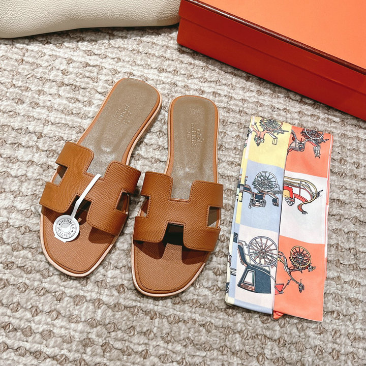 商品名称：エルメス HERMES 2025年新作 Oran フラットスライド ビーチスリッパ カジュアル レディース