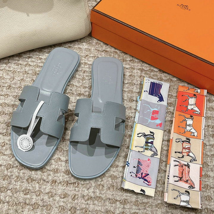 エルメス HERMES 2025年新作 Oran フラットスライド ビーチスリッパ カジュアル レディース