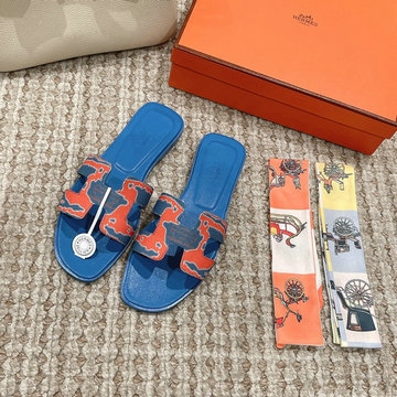 エルメス HERMES 2025年新作 Oran フラットスライド ビーチスリッパ カジュアル レディース