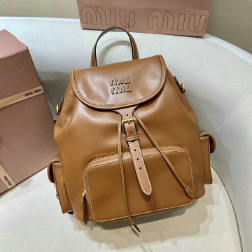 ミュウミュウ MIUMIU 99-MM5BZ042ZS 2025年新作 バックパック メンズ リュックサック ディパックバッグ