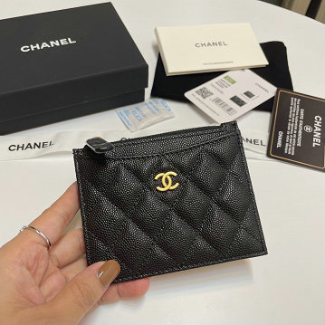 シャネル CHANEL 99-CH84105QJBK  2025年新作 ジップウォレット カード入れ 小銭入れ 短財布