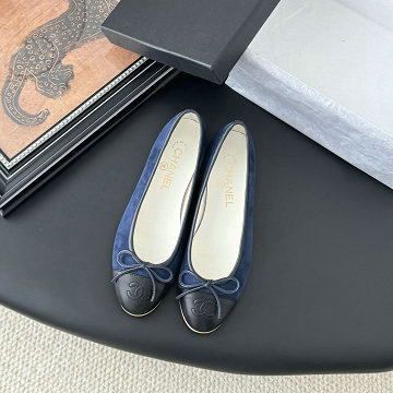 シャネル CHANEL 99-CHJ25003RPLK 2025年新作 ココマーク リボンフラット パンプス レディース バレエシューズ フラットシューズ