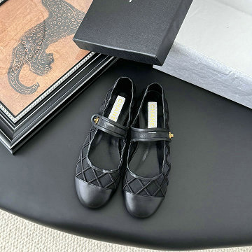 商品細詳を見る:シャネル CHANEL 99-CHJ25004WQBK 2025年新作 ココマーク リボンフラット パンプス レディース バレエシューズ フラットシューズ