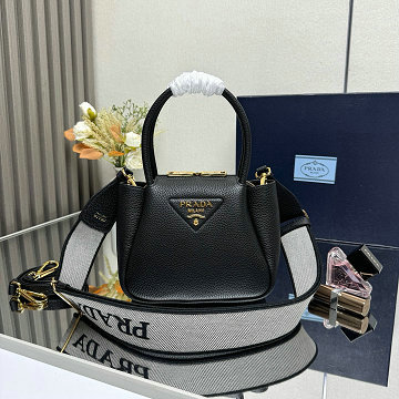 プラダ PRADA 99-PD1BA362BK 2025年新作 フルー ヴィッテロダイノソフトレザー ミニハンドバッグ ショルダーバッグ