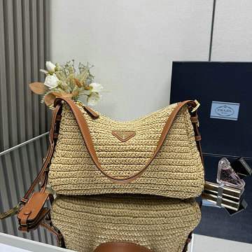 プラダ PRADA  99-PD1BC229BXS 2025年新作 エメ ミディアムバッグ ホーボーバッグ ショルダーバッグ クロシェ レディース