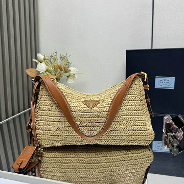 プラダ PRADA 99-PD1BC247BXS  2025年新作 エメ ラージバッグ ホーボーバッグ ショルダーバッグ クロシェ レディース