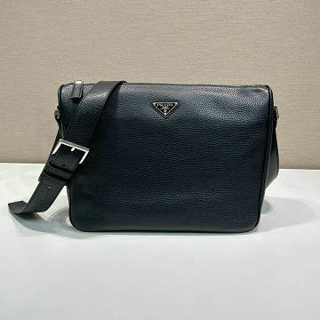 プラダ PRADA 99-PD2VH182BK 2025年新作 ヴィッテロダイノレザー ショルダーバッグ メンズ