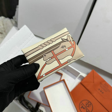 商品名称：エルメス HERMES 2025年入荷 カルヴィ カードケース 名刺入れ カードホルダー 二つ折り コンパクト 小銭入れ swift革