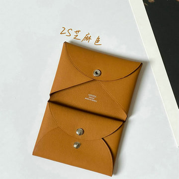 商品名称：エルメス HERMES 2025年入荷 カルヴィ カードケース 名刺入れ カードホルダー 二つ折り コンパクト 小銭入れ swift革