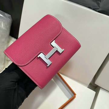 商品名称：エルメス HERMES 2025年新色 コンスタンス ポケット ショートウォレット 短財布 カード入れ 小銭入れ