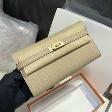 商品名称：エルメス HERMES 2025最新入荷 ケリーウォレット ポーチ 手持ちかばん ロングウォレット クラッチバッグ ヴォーエプソン