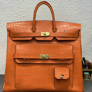 エルメス HERMES 2025年新作 バーキンバッグ HAC マルチポケット トップハンドルバッグ トートバッグ ハンドバッグ クロコ革