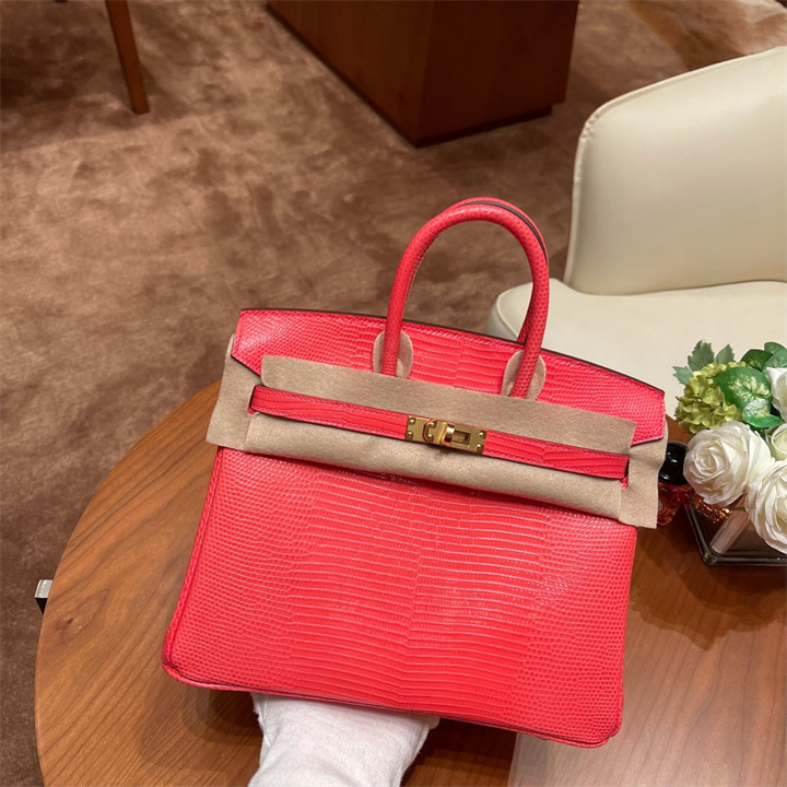 エルメス HERMES 2025年新作 バーキンバッグ Sellier 25 トップハンドルバッグ トートバッグ ハンドバッグ リザード革