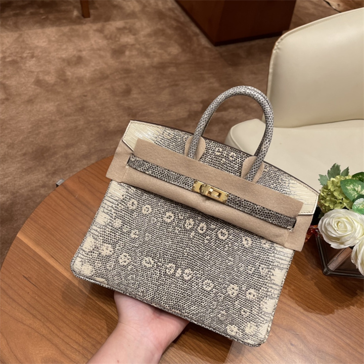 エルメス HERMES 2025年新作 バーキンバッグ Sellier 25 トップハンドルバッグ トートバッグ ハンドバッグ リザード革