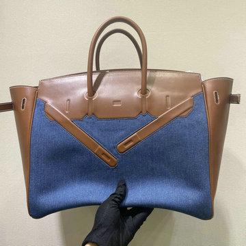 エルメス HERMES 2025年新作 シャドーバーキン 35 トップハンドルバッグ トートバッグ ハンドバッグ Barenia革